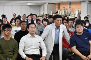 劉先生と記念撮影