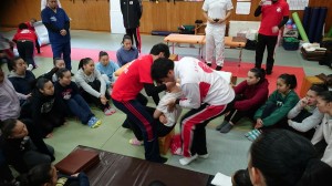 全員の施術開始