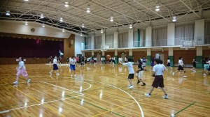 賢明学院バスケット部練習風景